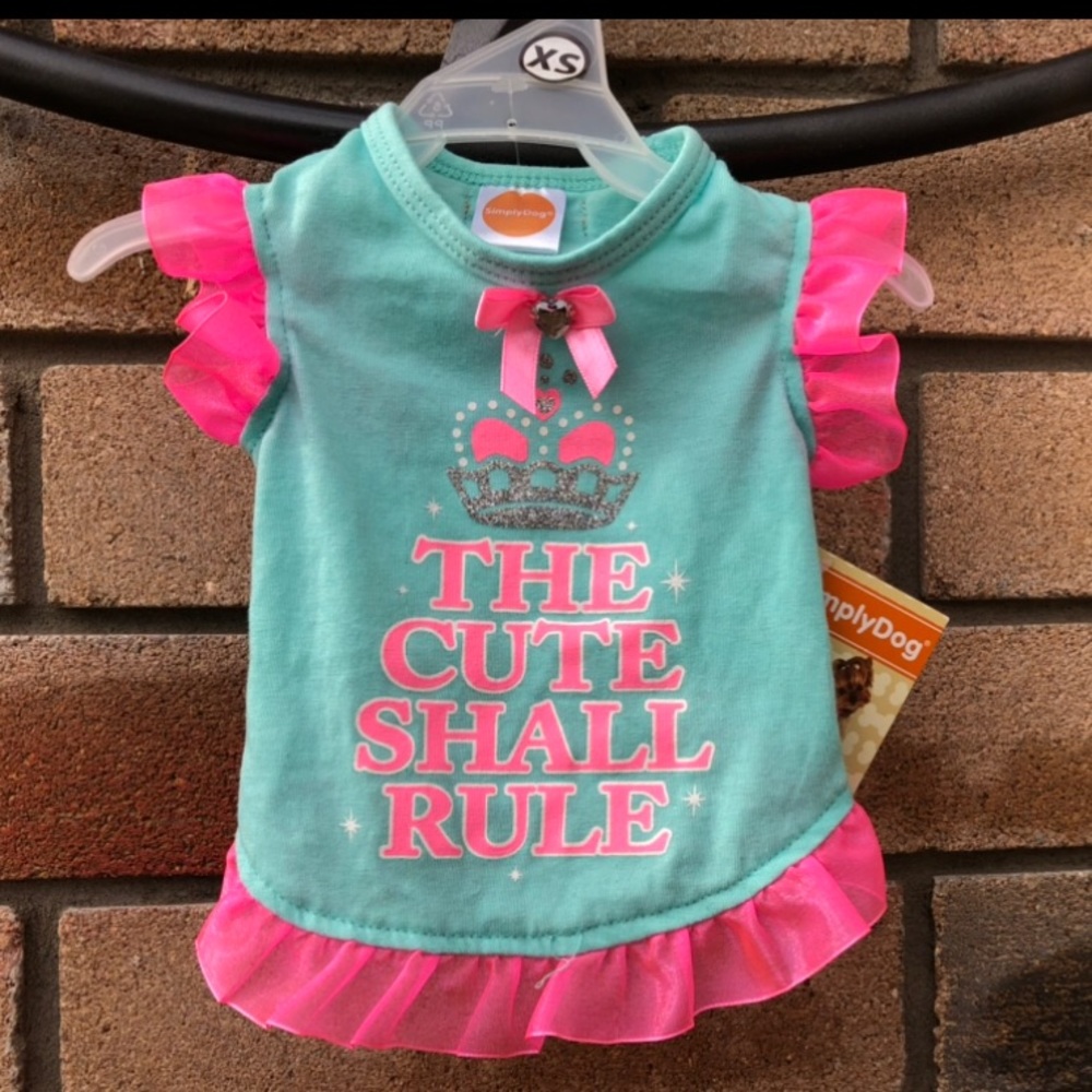 New!! “The Cute Should Rule” Dog Shirt!!
